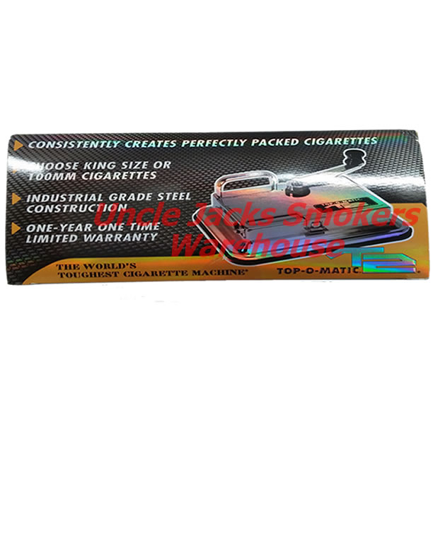 TopOMatic T2 Cigarette Machine Smokerswarehouse